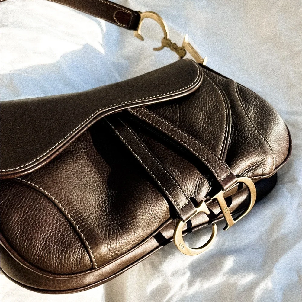 Y2K Vintage Dior Double Saddle Bag in excellent condition! - Picture 4 of 17